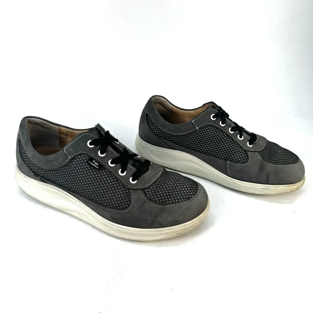 Finn Comfort Columbia Street Women's Size 7.5 Casual Sneakers, Grey